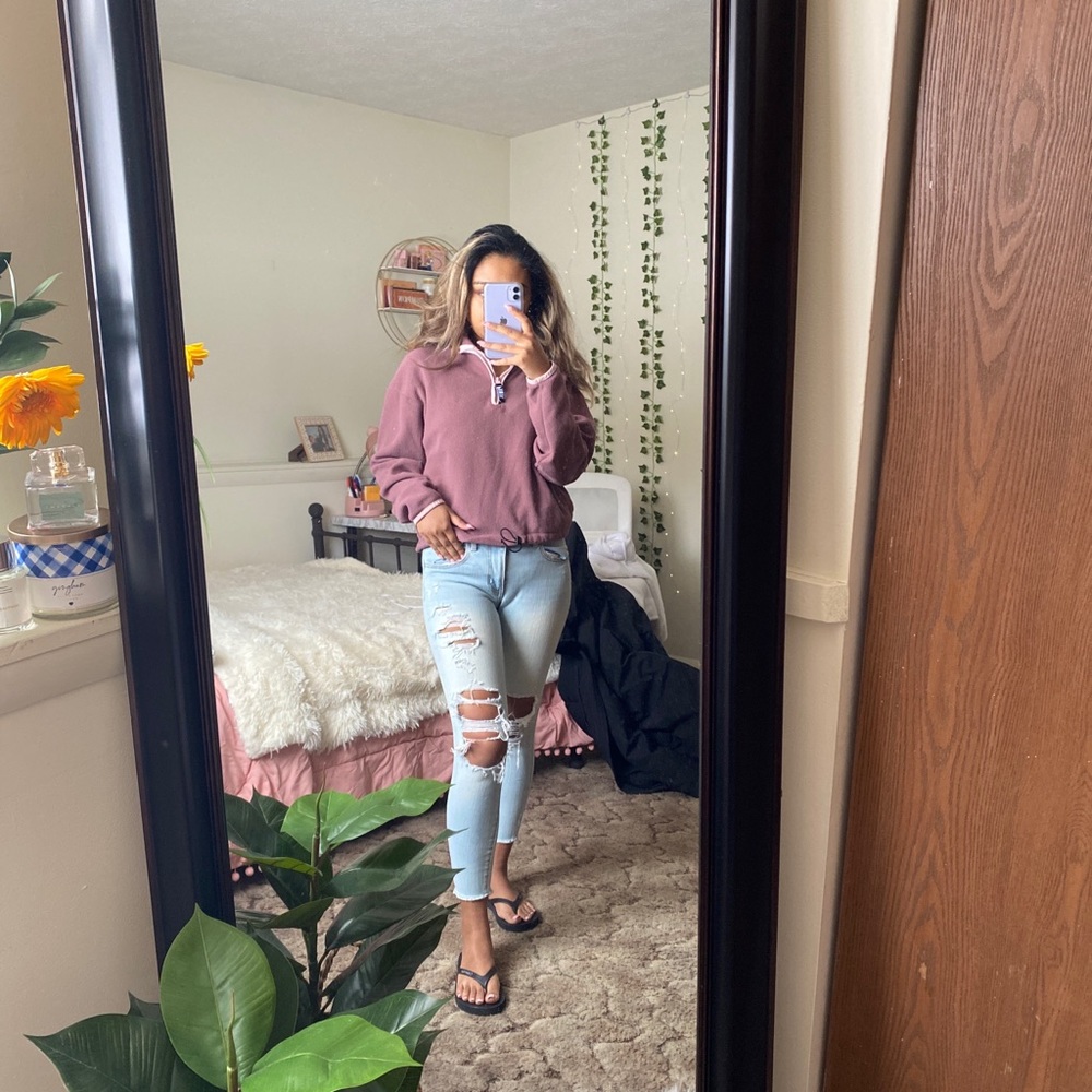 Pink pullover